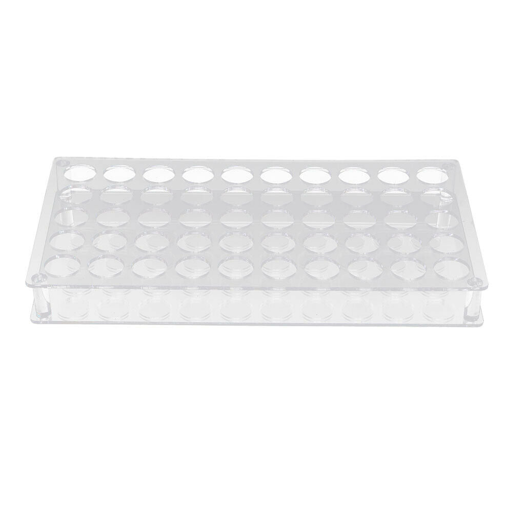 Transparent 50 Spaces Acrylic Lipsticks Holder Storage Cosmetic/Organizer