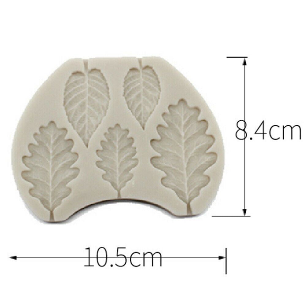 Blackberry & Oak Leaves Silicone Mould Fondant Cake Mold Cake Decorating T.l8