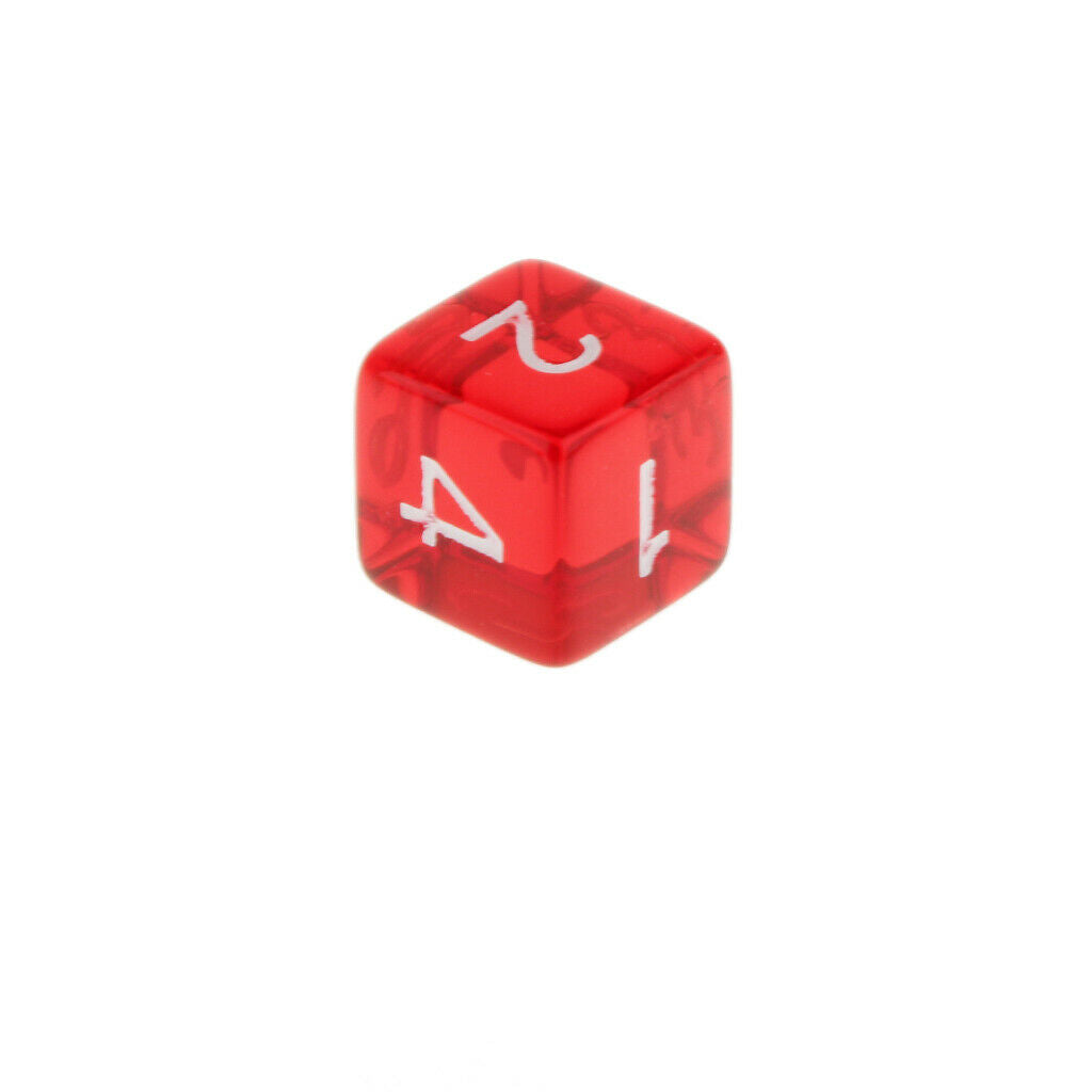15Pcs Red Polyhedral Dice D4 D6 D8 Die for TRPG Role Play Tabletop Games