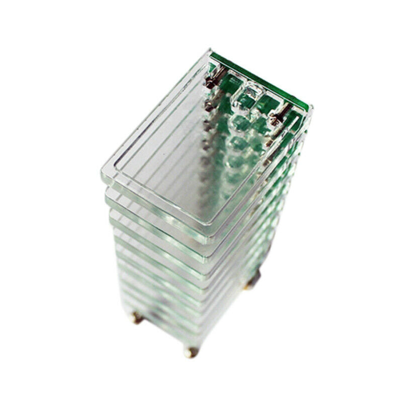 DIY VU Meter 10 Level Column Light LED Professional Electronic Crystal Sound CW2