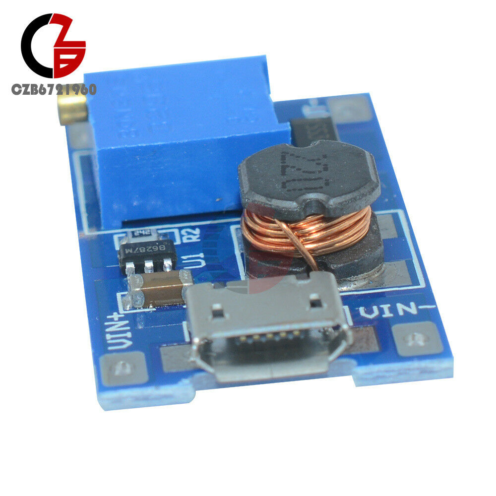 DC-DC 2A Booster Board Step up MT3608 USB Module 2~24V to 5~28V Replace XL6009