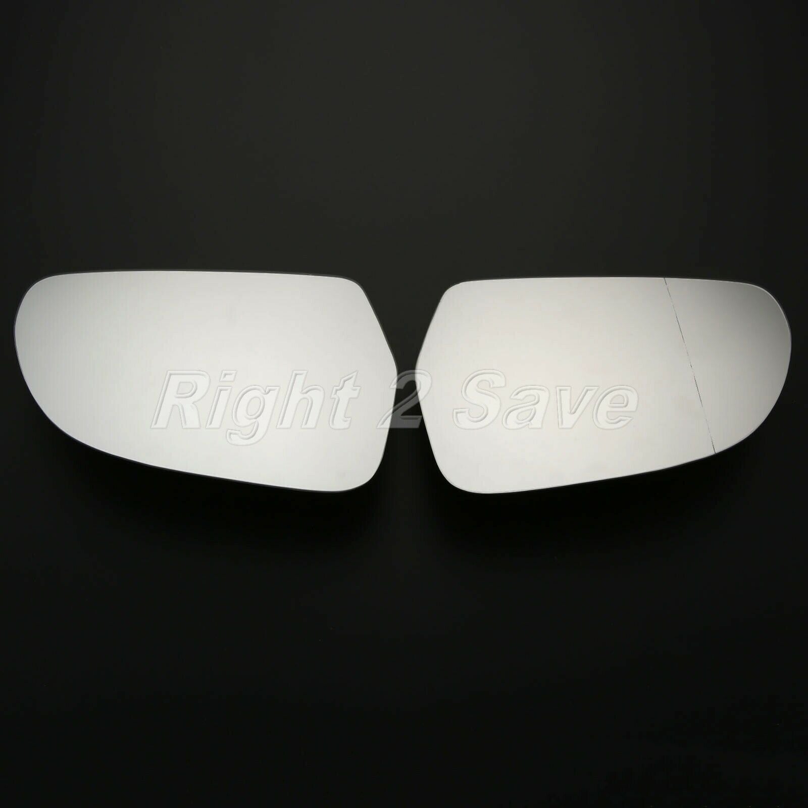 2X Left And Right Door Wing Mirror Glass Heated White For  A3 A4 A5 A6 A8 Q3