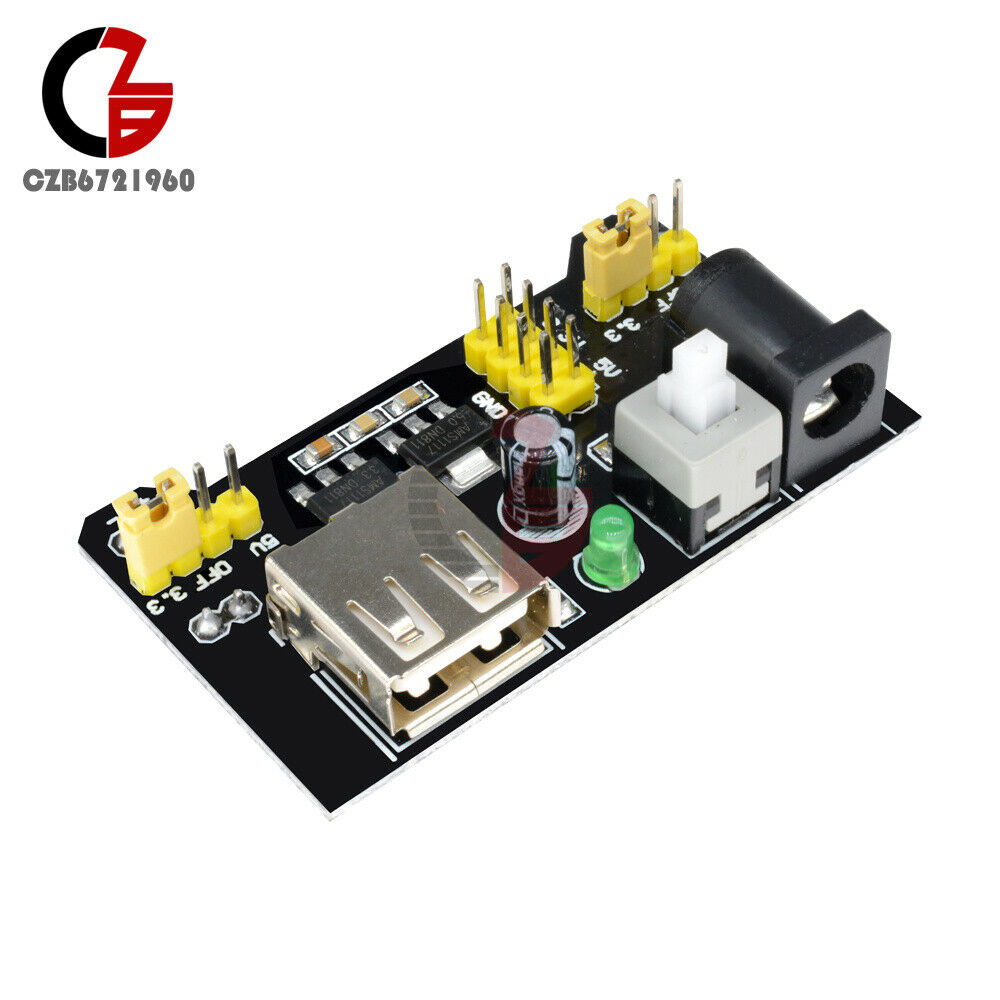10PCS Breadboard Power Supply Module USB 3.3V/5V Fit For MB102 Breadboard