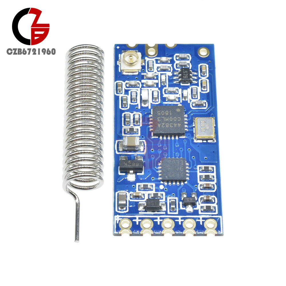 5pcs HC-12 433Mhz SI4463 Wireless Serial Port Module 1000m Replace Bluetooth