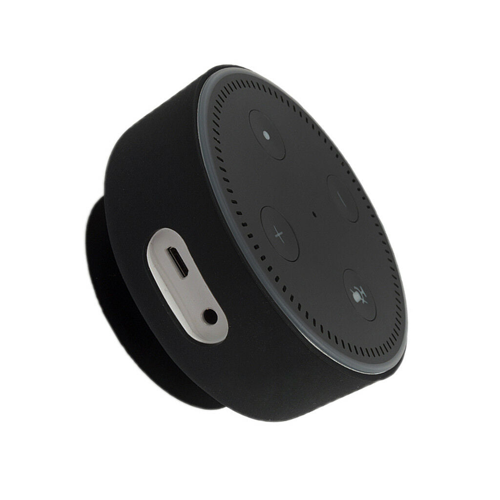 Gel Case Stand Holder Protective for Amazon  Dot 2 2nd Generation Black