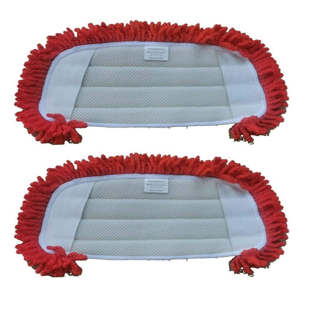 2Pcs For Dirt Devil Vacuum Ud70250 Washable Microfiber Vac &Dust Pad # AD51005
