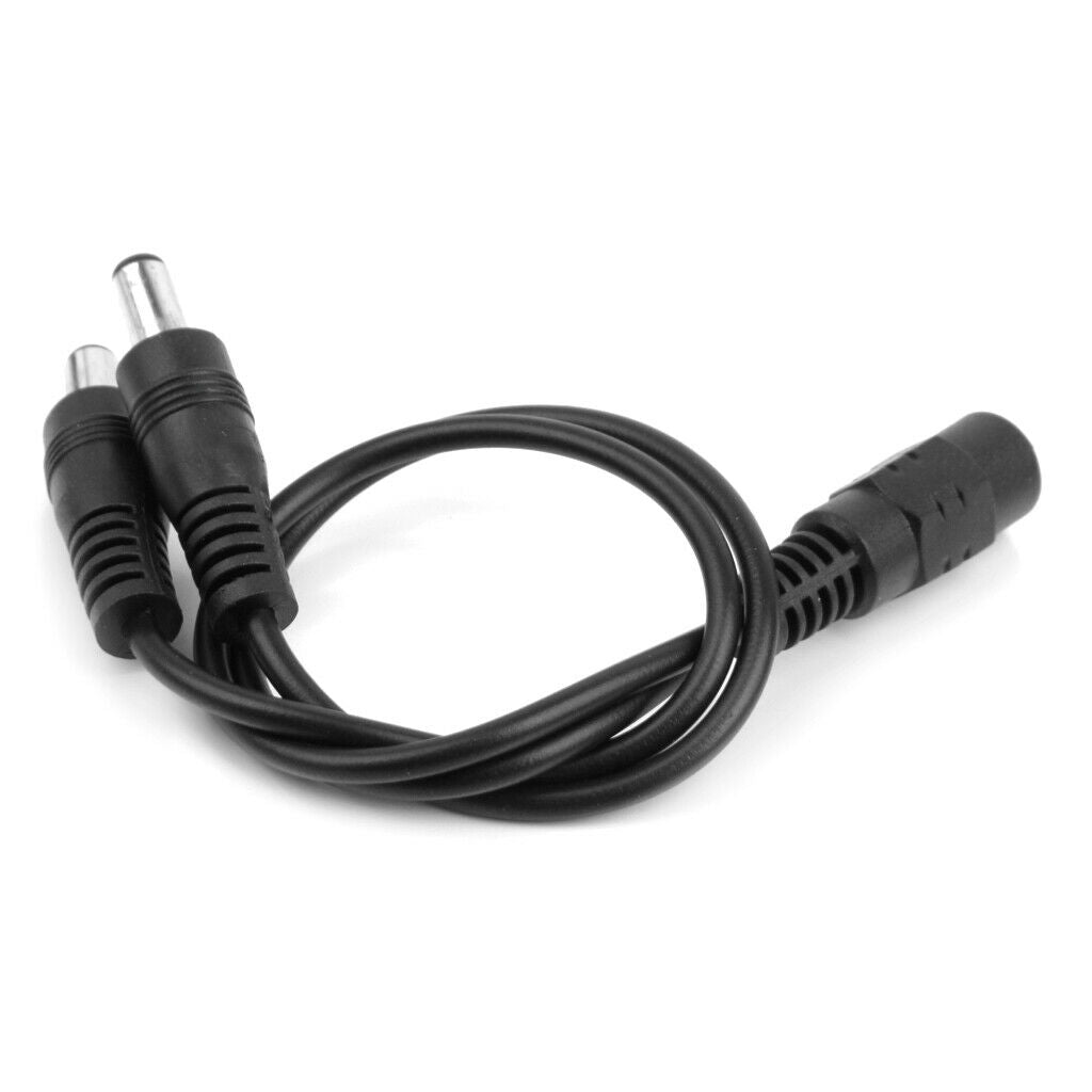 10Pcs DC Power Splitter Cable 5.5x2.1mm Female 1 to 2 Male Plug Adapter for CCTV