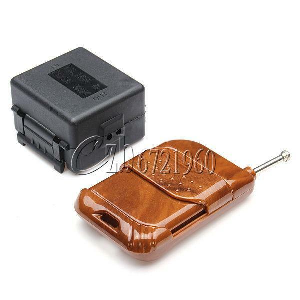 DC 12V 10A Relay 1CH Wireless RF Remote Control Switch Transmitter+ Receiver