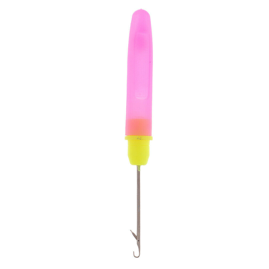 5pcs Wood/Plastic Crochet Latch Hooks Lock Needles Awl For