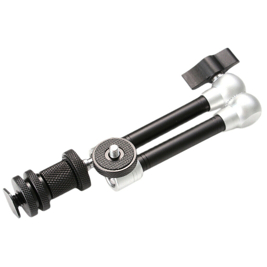 Adjustable 11in Articulating Magic Arm 1/4" Screw for LCD Monitor Removable