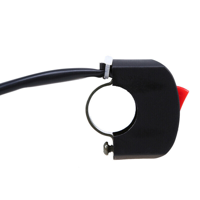 Motorcycle ATV Bike 7/8''Handlebar Headlight LED Spot Light ON/OFF Button Switch