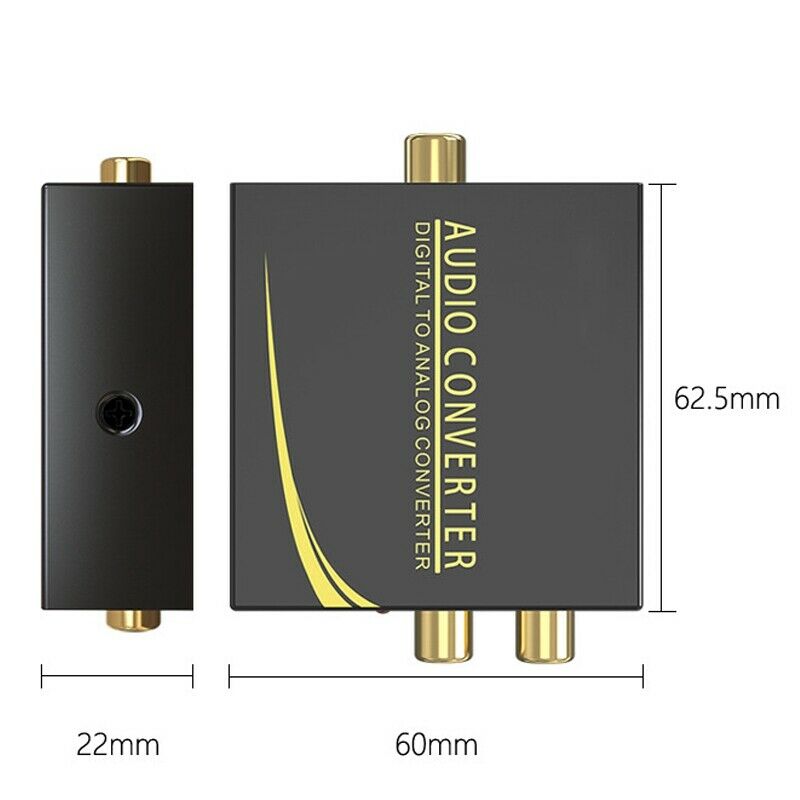 Digital Optical Coaxial Audio Converter 5.1 Channel Decoder Spdif Audio ConverO1