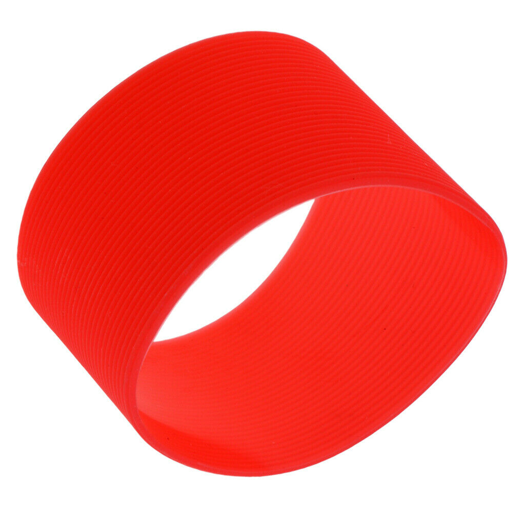 Prettyia 9Pcs Outdoor Silicone Round Non-slip Water Bottle Mug Cup Sleeve