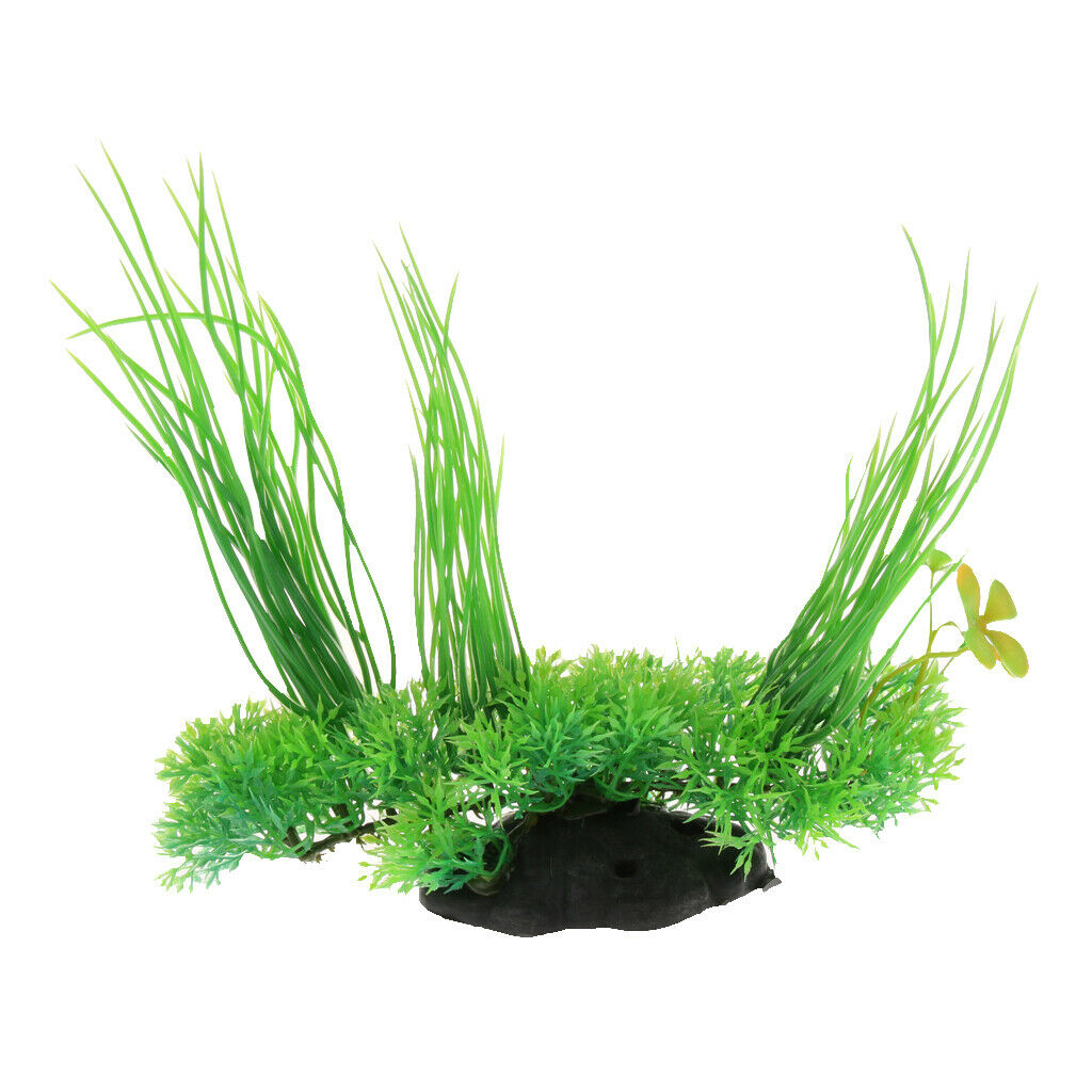 Green Decorative Artificial Grass For Aquarium Aquarium