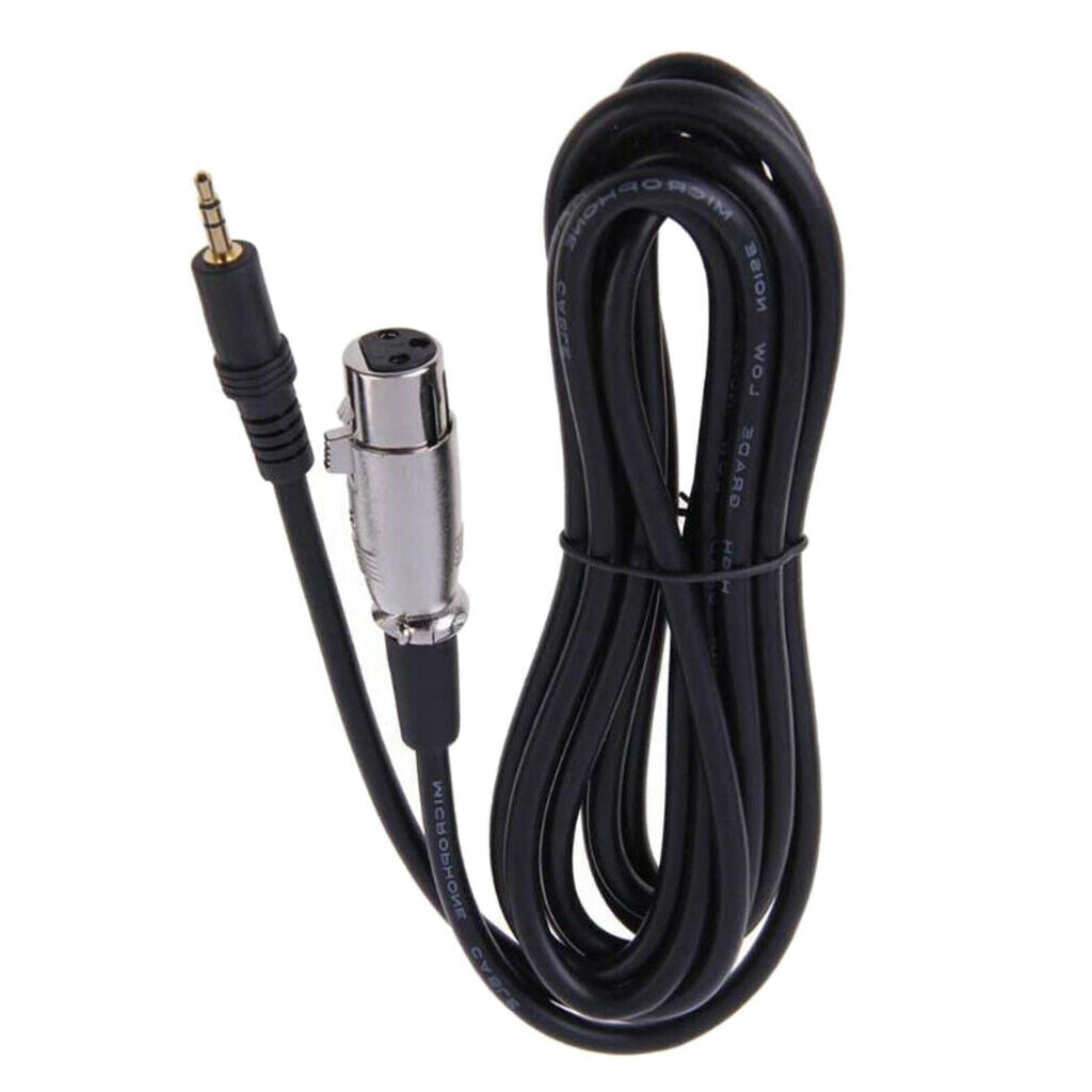 2.5 M 3 Pin XLR Socket to 3.5 Mm 1/8 '' Plug, Plug, 3.5 Mm Socket And