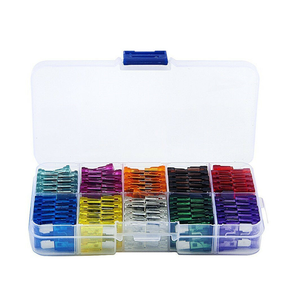 110Pcs Assorted Small & Middle Size Blade Fuse 2-35 AMP Insurance Auto Car Truck