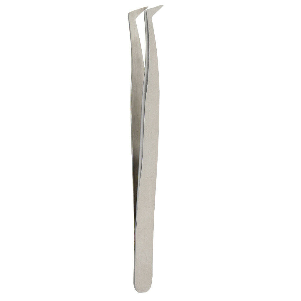 2pcs Eyelash Extension Tweezers Lashes Application Stainless Steel Cosmetics
