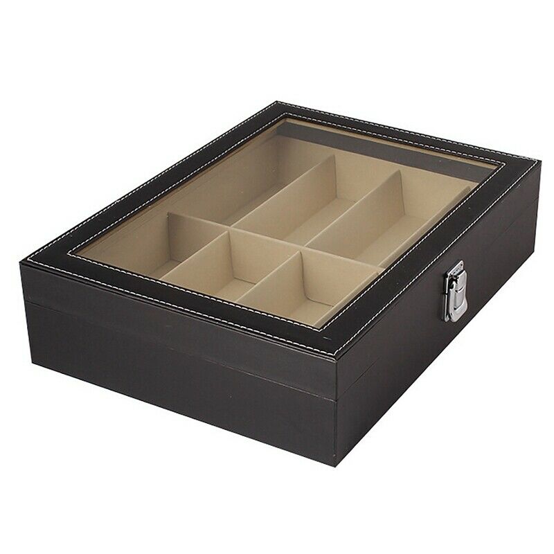 8-Grid Eye Glasses Case Eyewear Sunglasse Storage Box Holder Organizer Eye GS7X5
