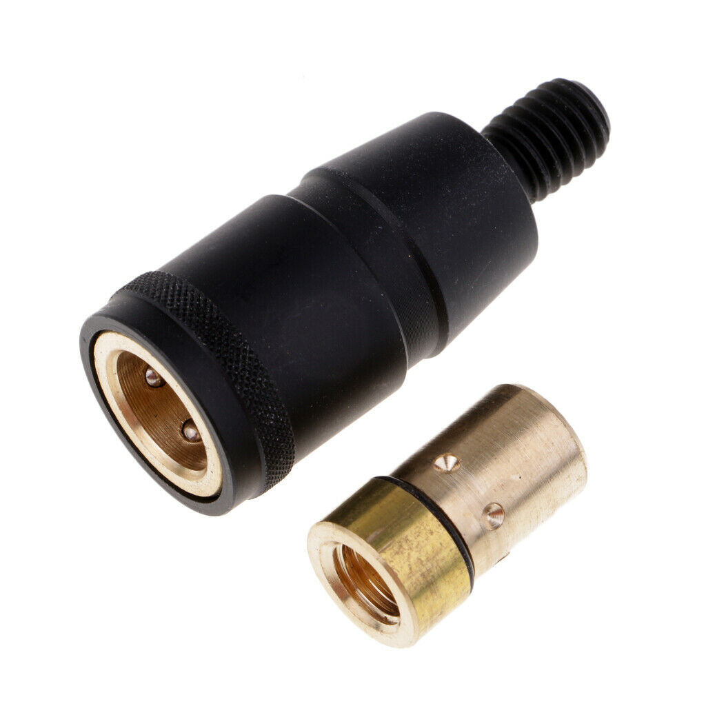 4X Fishing Landing Net Connector Head Screw Net Rod Quick Release Adapter Black
