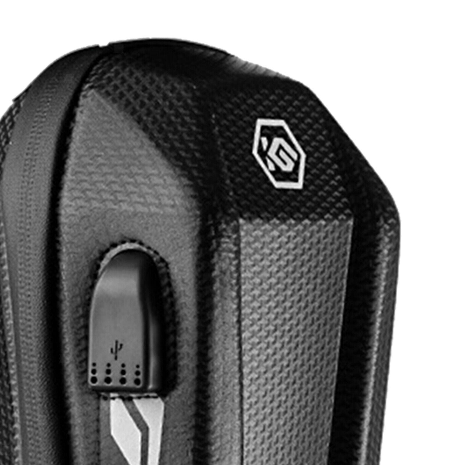 Electric Scooter Head Handlebar Bag 2L MTB Bike Hard Case Charger Pouch