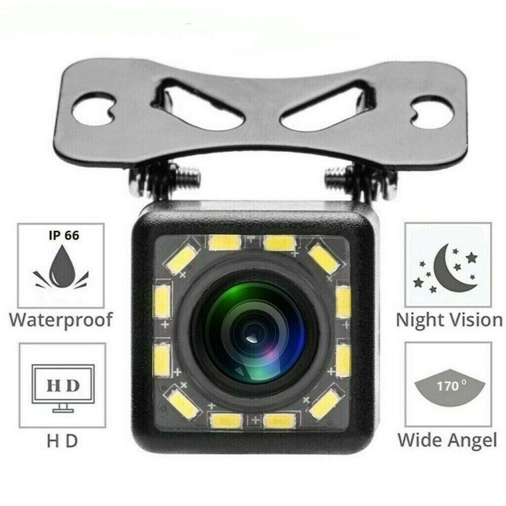 2 Din 7'' Touch Screen Car MP5+ 12 LED Rear View Camera Parking Night Vision
