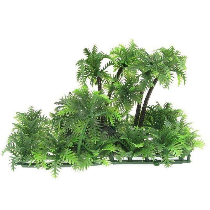 Lifelike Plastic Plants Aquarium Grass Ornament Fish Tank Decorations Non Toxic