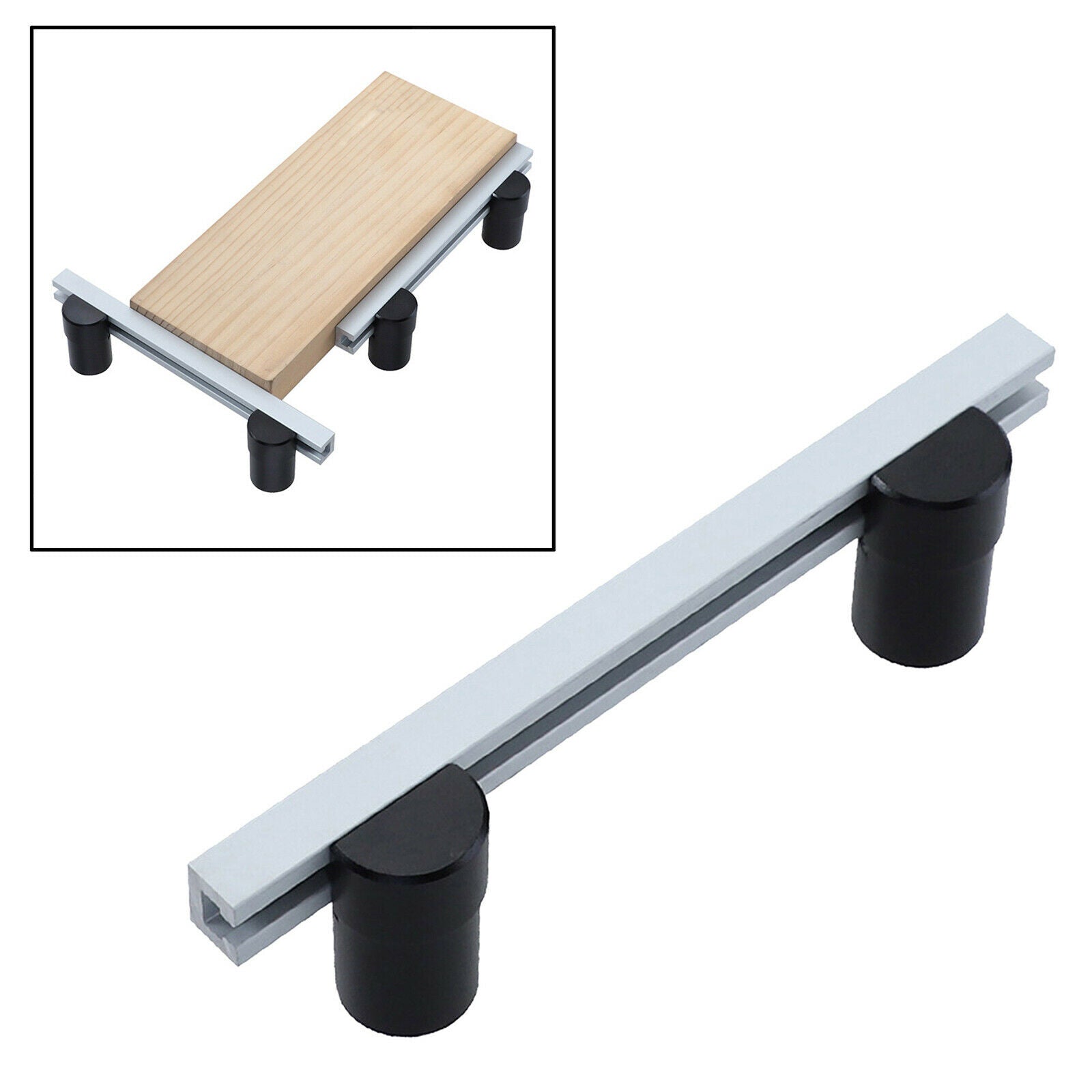 DIY Baffle Planing Stop Board Table Workbench Auxiliary Workbench Accs