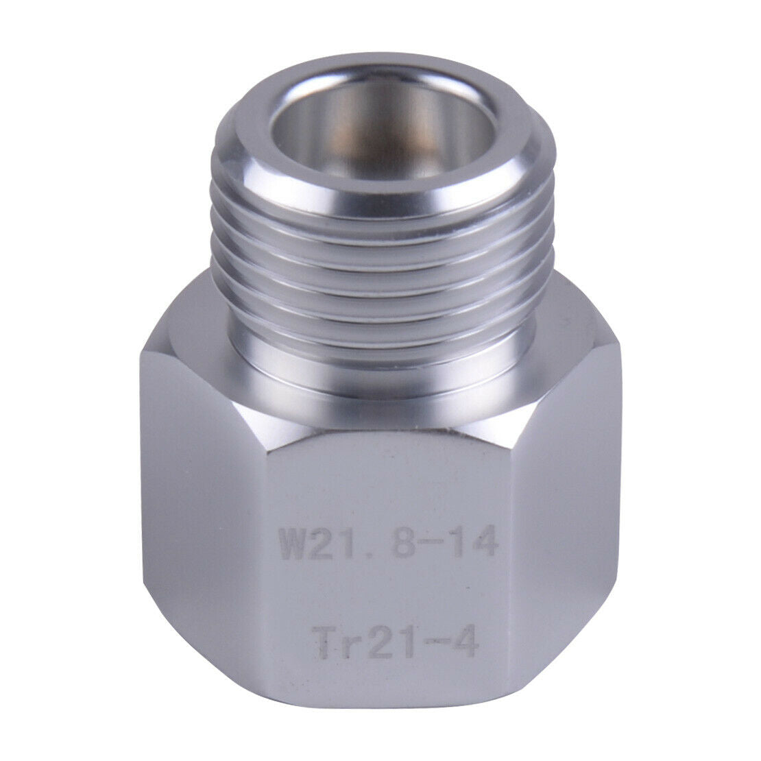 T21-4 to W21.8-14 Adapter CO2 Cylinder Tank fit for SodaStream Aluminum as