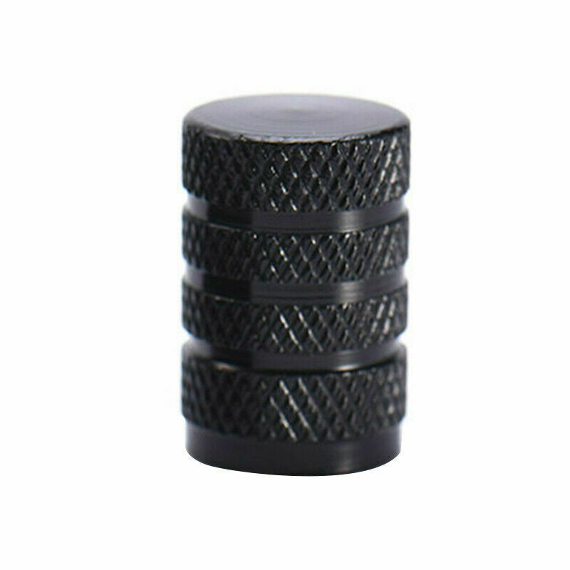 4Pcs Car Tire Valve Stems Cap Knurling Style Tire Valve Cap Wheel Air Valve Cap