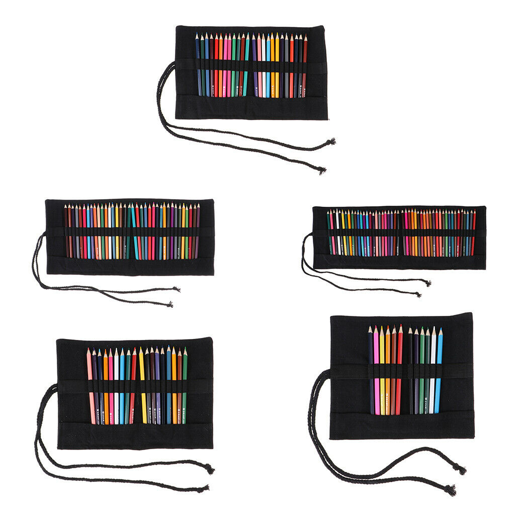 Creative Canvas Large Capacity Color Pencil Bag with Pencil XS