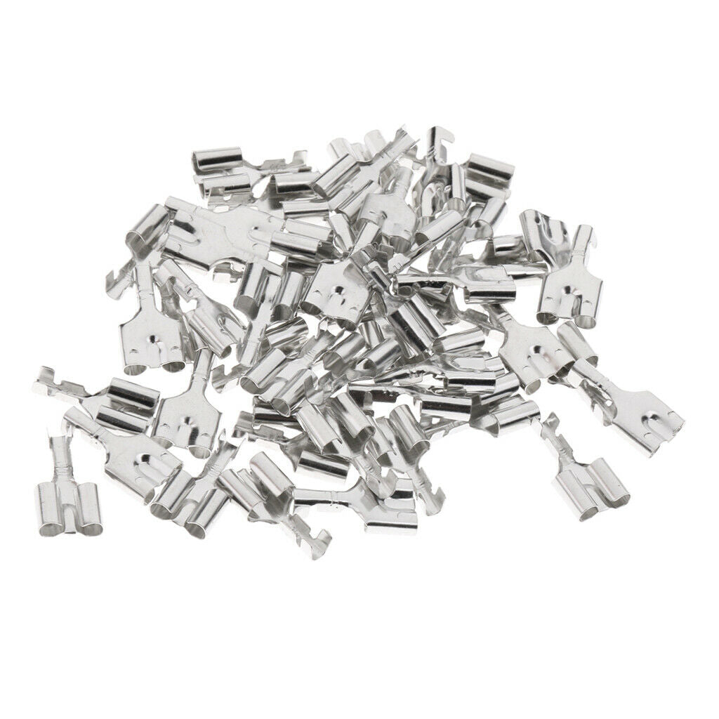 50 Pieces Terminal Cable Locking Female Spade Connector 3.5A