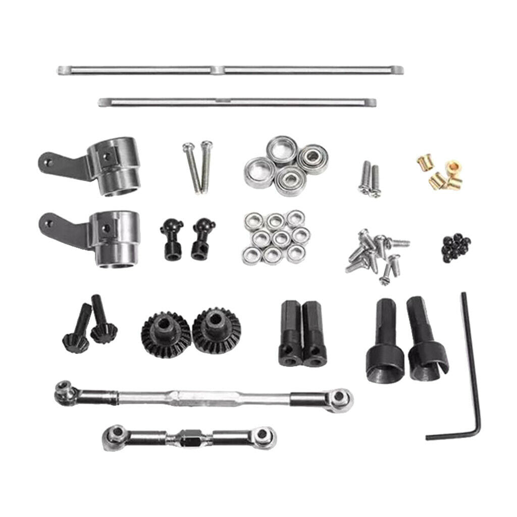 Upgrade Metal Gear Sturdy Front +Central +Rear Axle with 1 Set Shaft Assembly