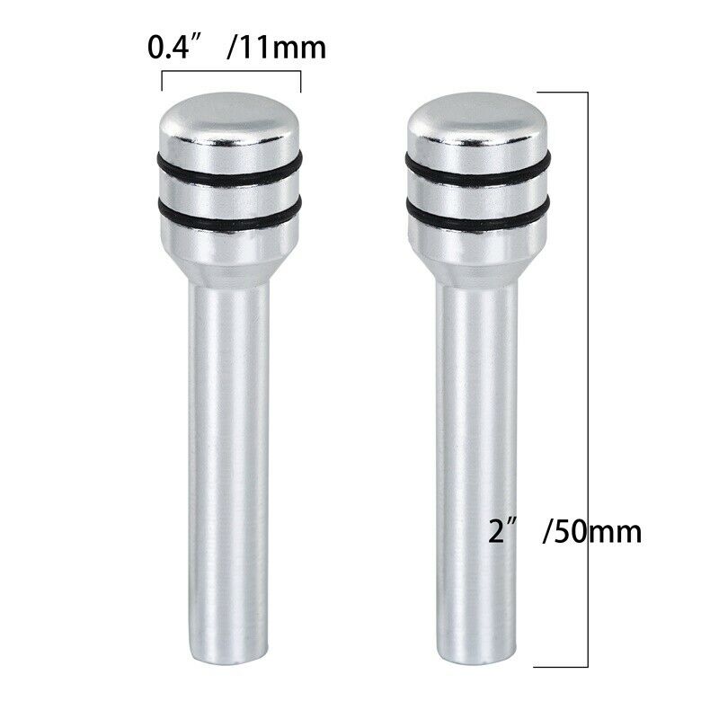 Pair Universal Car Truck Interior Interior Lock Knobs Pull Pin Cover Aluminum