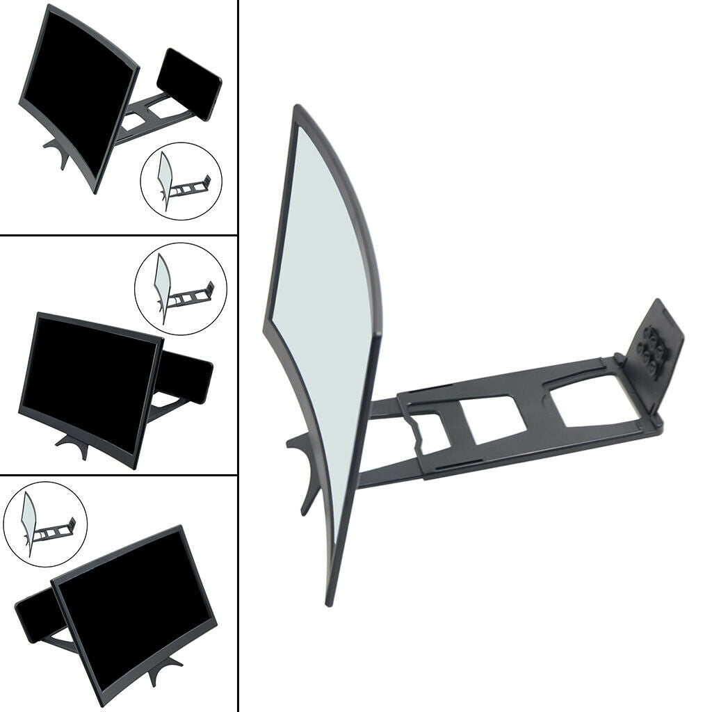 12'' Screen Amplifier Foldable 3-4 Times Magnification for Watching Movie