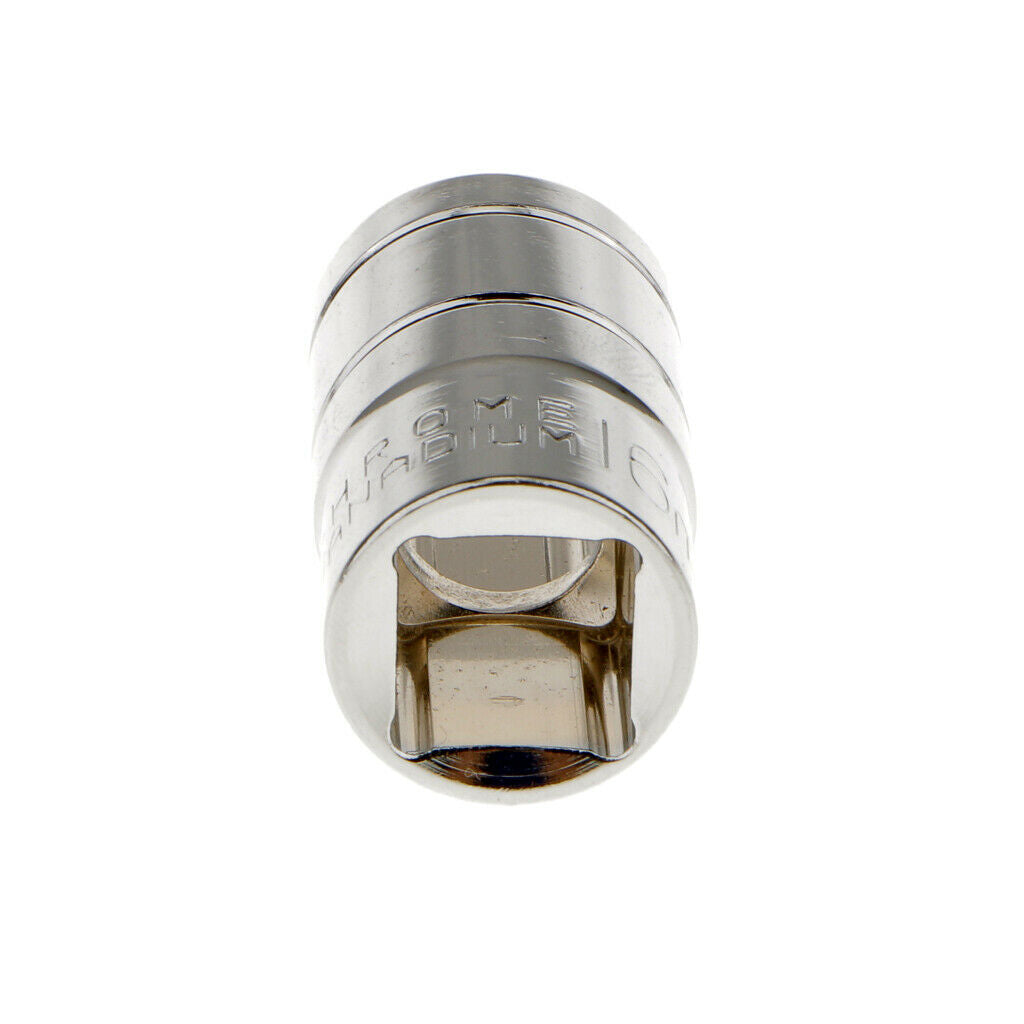 2pcs Short 1/2" Drive Socket Metric Hexagonal Chrome Winding Vanadium Part