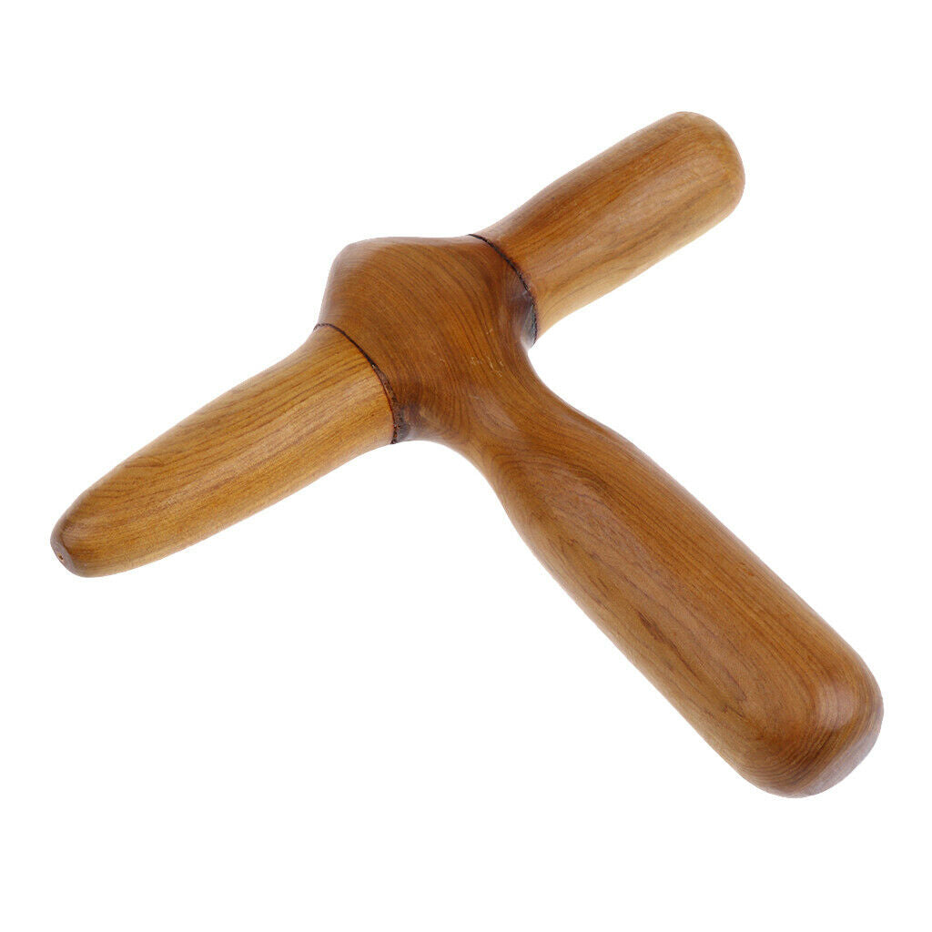 Natural Sandalwood Cross Desinged Gua Sha Board Massage Tool