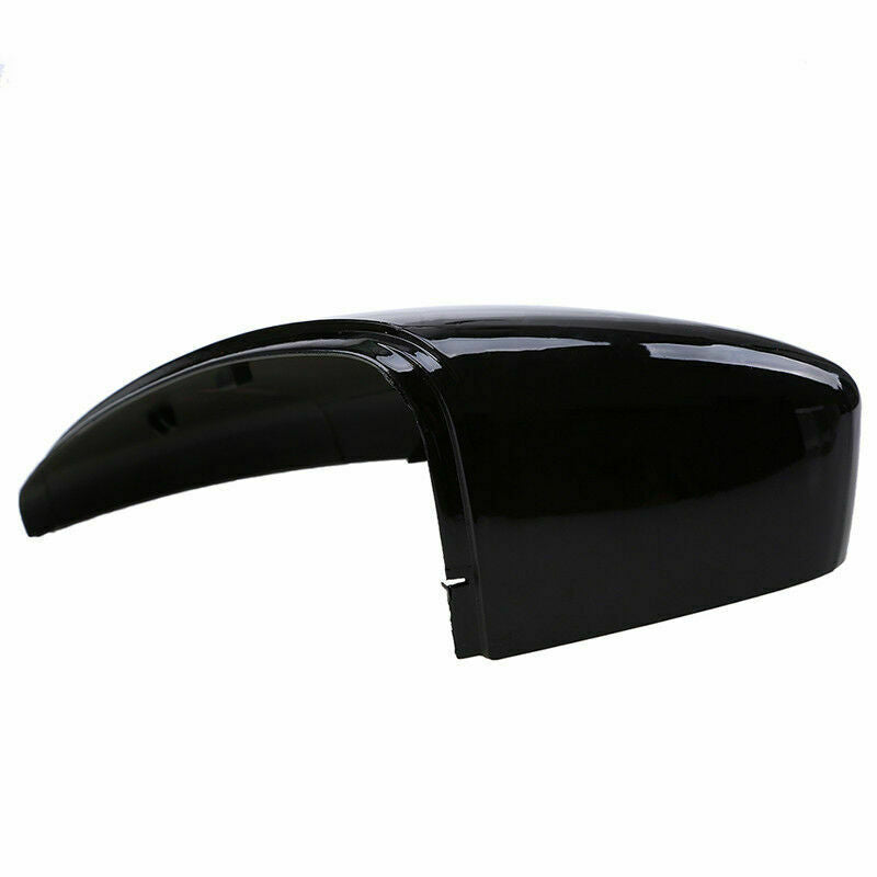 Left Wing Door Side Rearview Mirror Cover Cap Black Fit For VW Beetle 2012-2018
