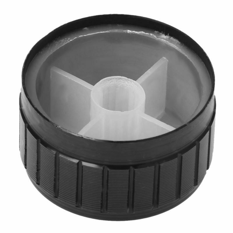 Black Aluminum Volume Control Amplifier Knob Wheel L2M1M1