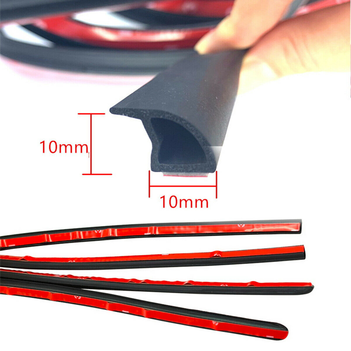 120CM /Piece Auto Door Rubber Glutinosity Seal Weatherstrip On Side Of Car Trunk