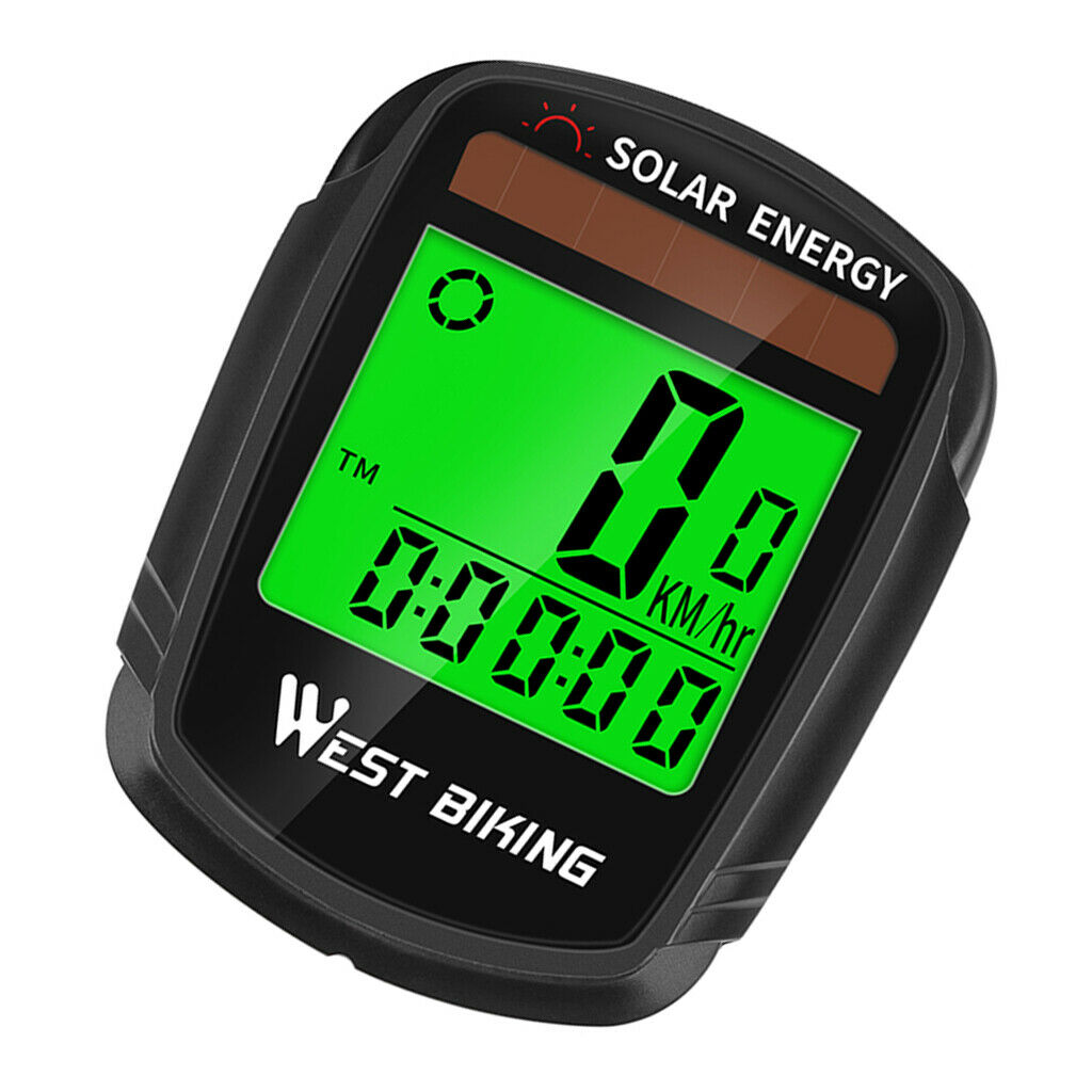 Wireless Bike Computer Odometer Auto Wake-up Multifunction Cycling Computers