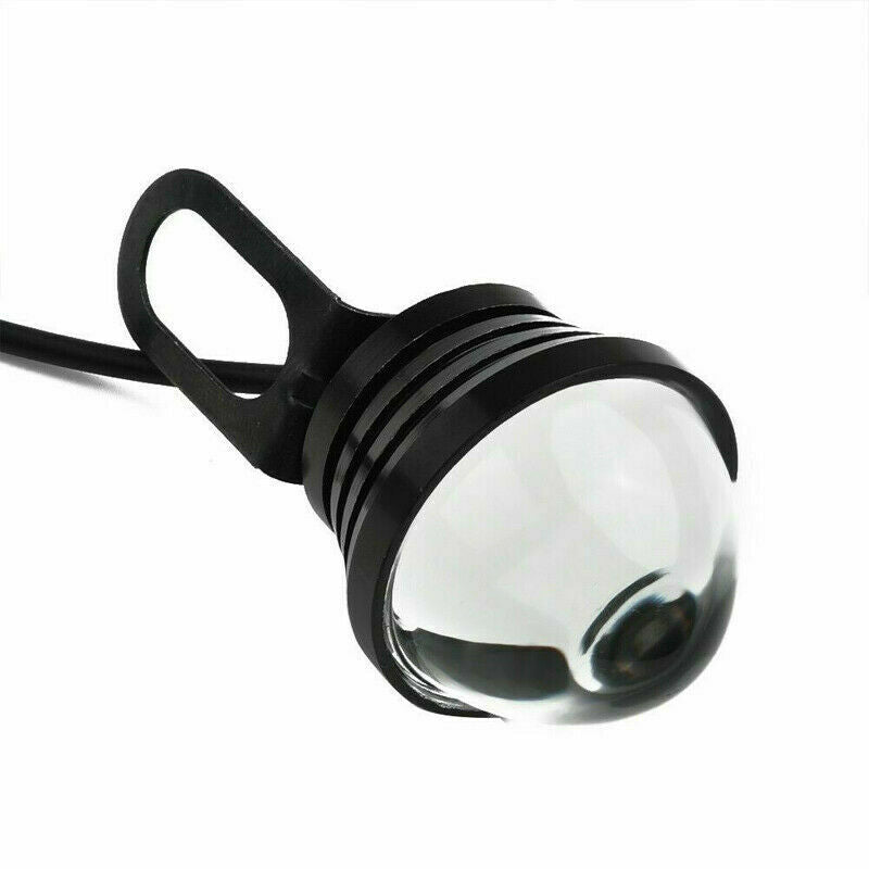 Pair 5W 12V Car SUV Fish Eye LED DRL Daytime Running Light Bulb Driving Fog Lamp