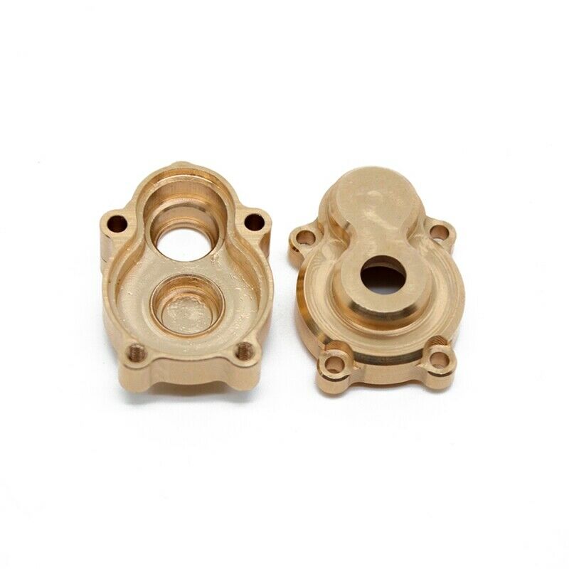 2Pcs Brass Front Rear Outer Portal Drive Housing Cover for YK4102 YK4103 YK408K4
