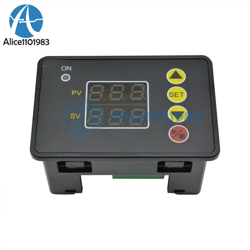Digital Dual LED Timer Delay Relay Timing Controller Microcomputer Module DC 12V