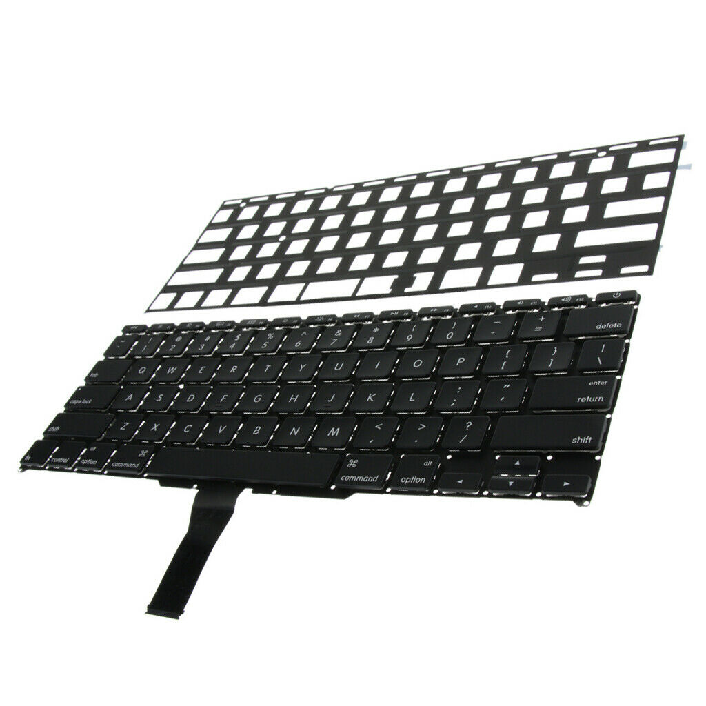 Black Plastic Backlight Laptop Keyboard Small Enter Key for   A1465 A1370,