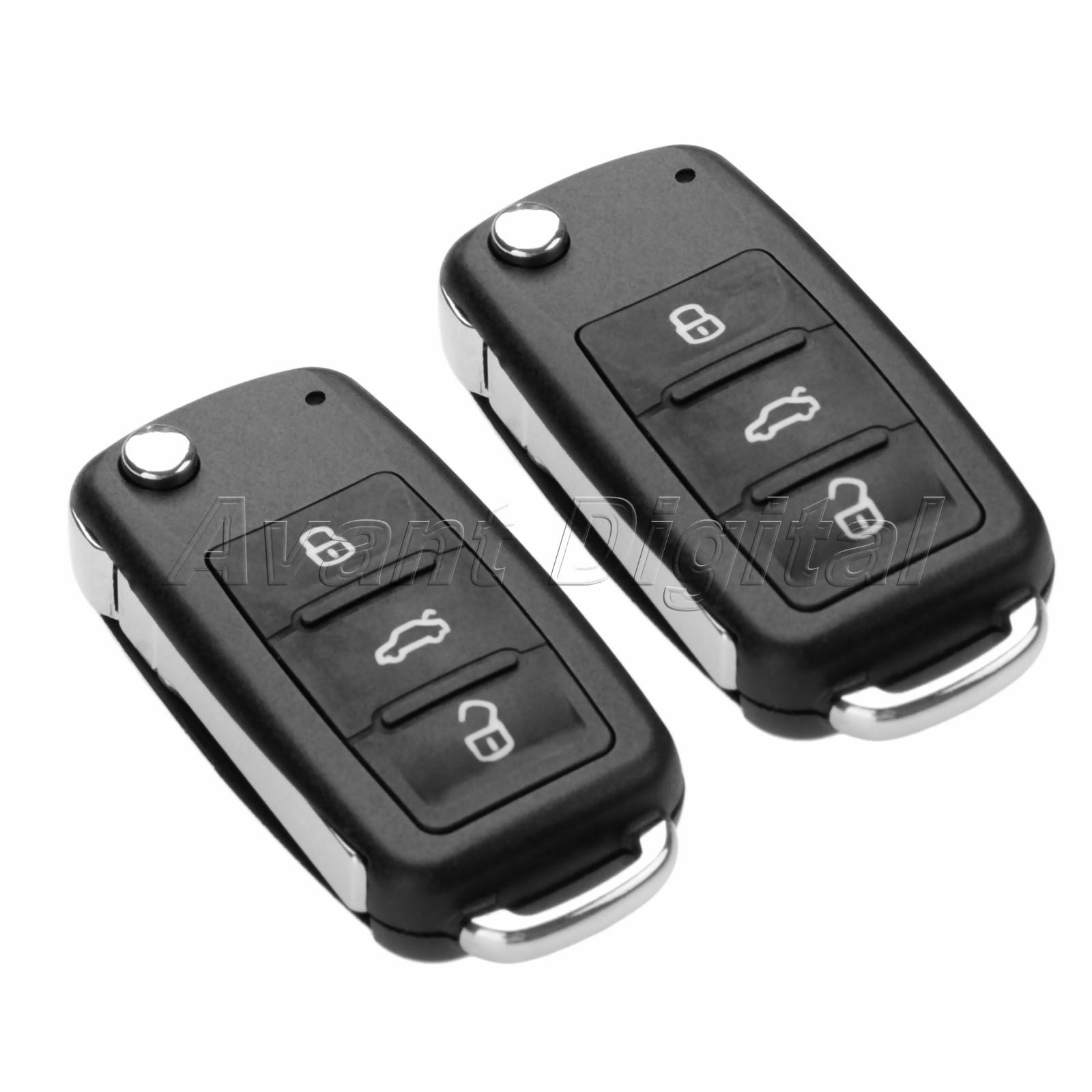 2Pcs Remote Key 3 Buttons 434 MHz 5K0837202AD Fit For  Eos 2009-2014