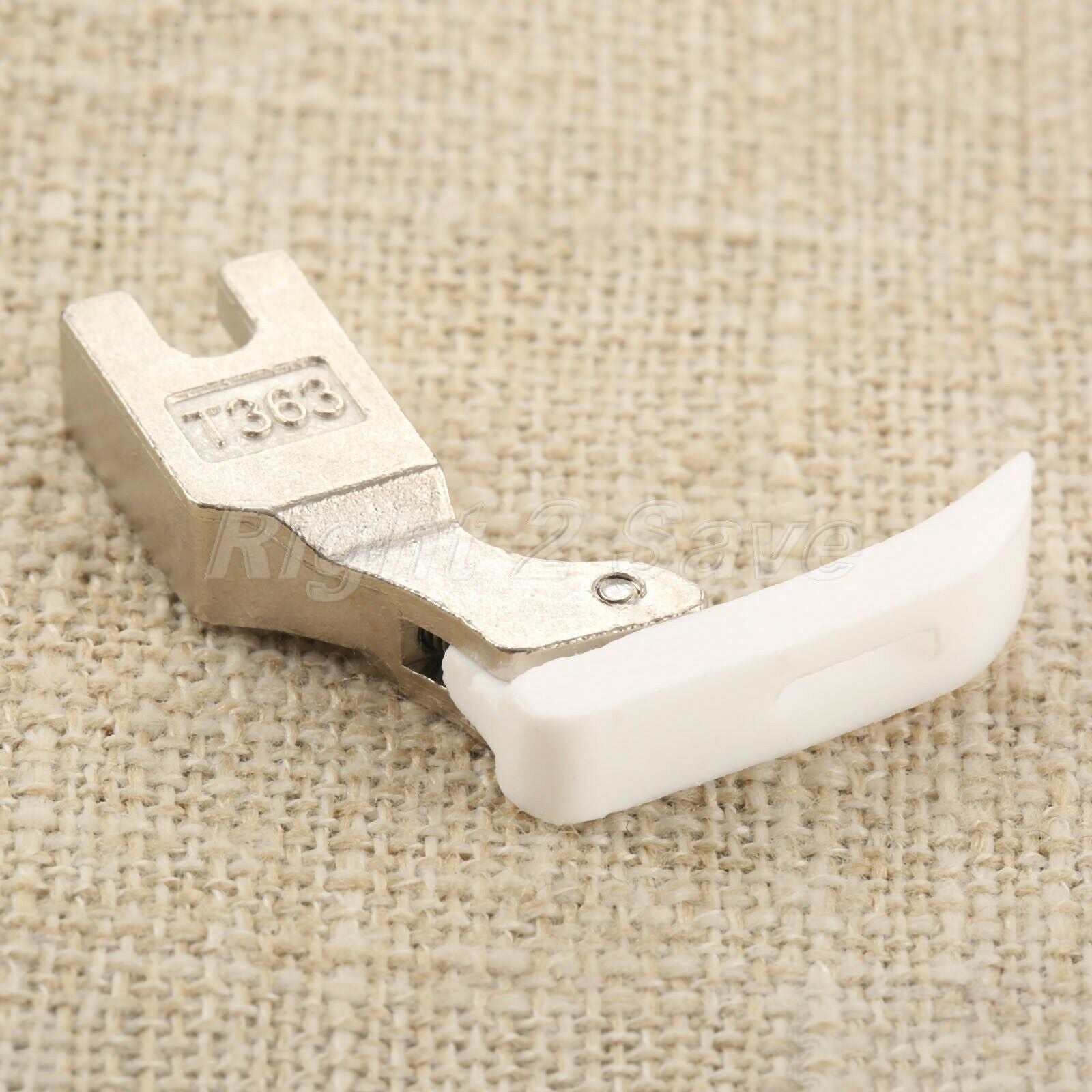 2Pcs Teflon T363 Sewing Machine Presser Feet 3cm Flat Wagon Zipper Narrow Foot