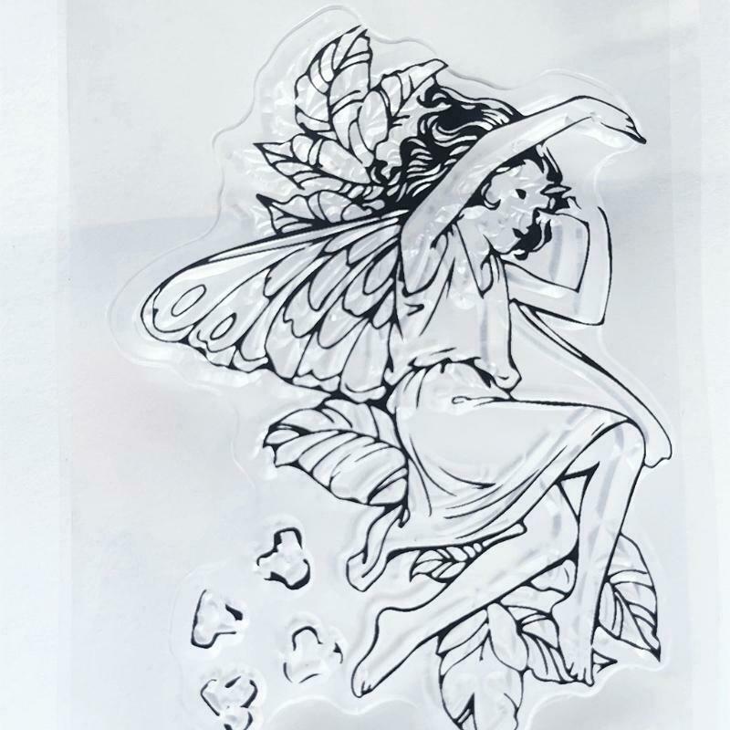 Butterfly Fairy Silicone Clear Seal Stamp DIY Scrapbooking Embossing Photo Album