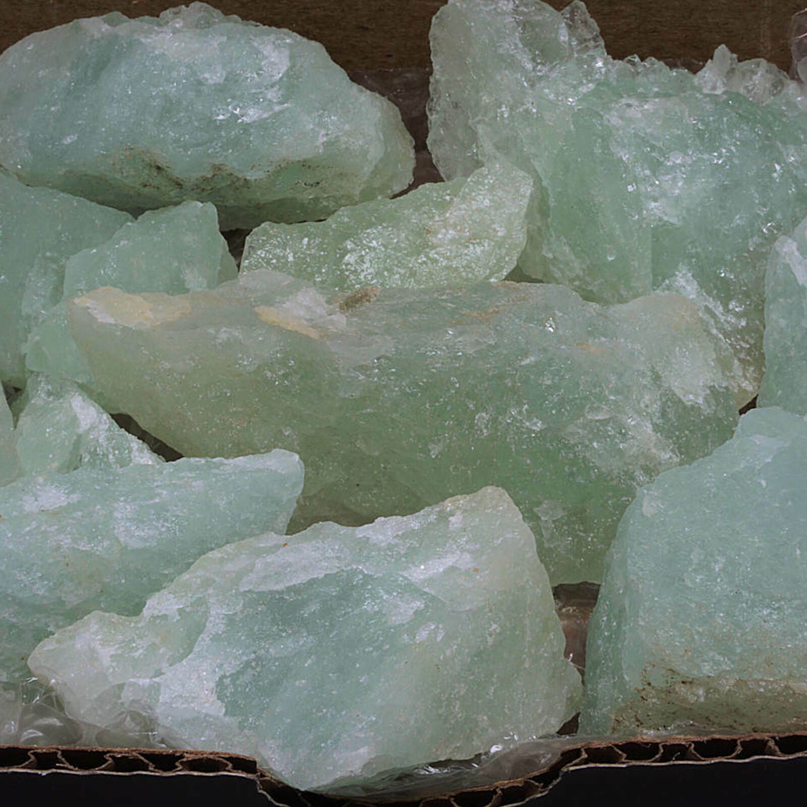 Aquamarine Collection 1/2 Lb Natural Blue Green Crystals