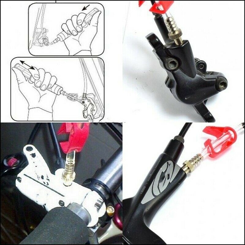 Bike Disc Brake Bleed Bicycle Hydraulic Disc Brake Kit Oil Bleed Kit for BikT4D3