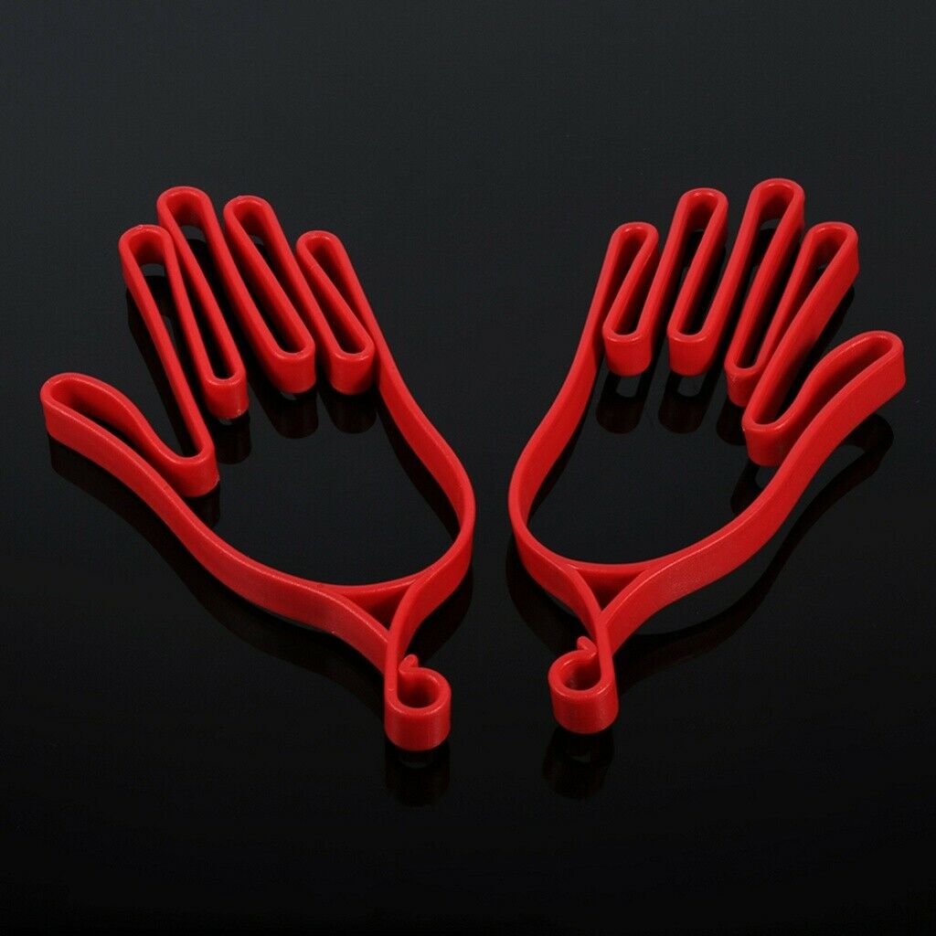 2x Golf Gloves Holder Sports Golfer Tool Gear Plastic Dryer Hanger Stretcher